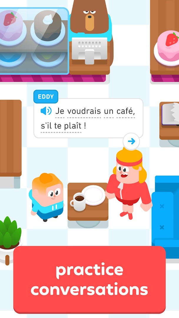 Duolingo chess course screen with a board and move hints for beginners.
