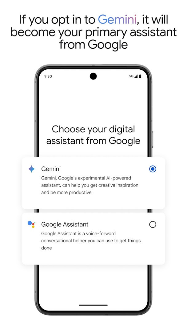Google Assistant navigation and directions query screen