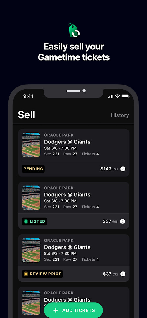 Ticket Coverage details showing the lowest price guarantee and refunds