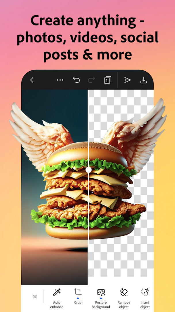 Converting images to an animated GIF in Adobe Express