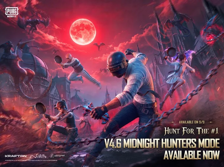 V4.6 Midnight Hunters mode highlighting the vampire versus hunters battle theme.