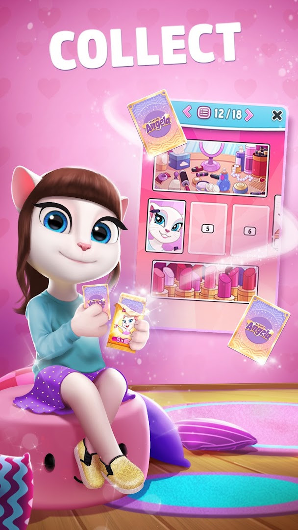 My Talking Angela unicorn dance event themed around a rainbow party.