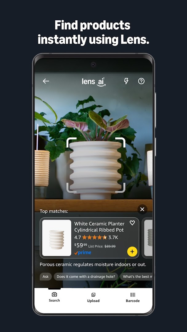 Amazon Shopping price drop alert notification for saved wish list items.