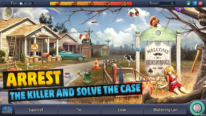 Playing with friends to solve a case in Criminal Case