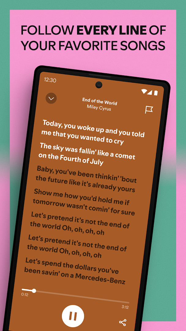 Spotify playlist creation screen for sharing music playlists
