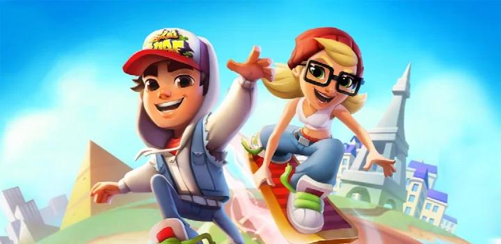 Subway Surfers Trick or Treat challenge showing White Rabbit's Nightshade Outfit