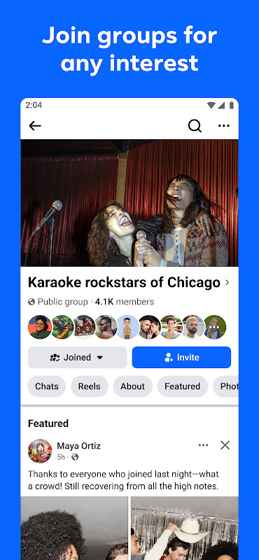 Messenger chat thread with text bubbles and reply box