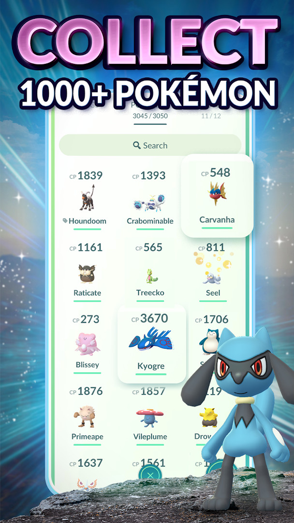 Pokémon GO in-game purchase and free-to-play interface