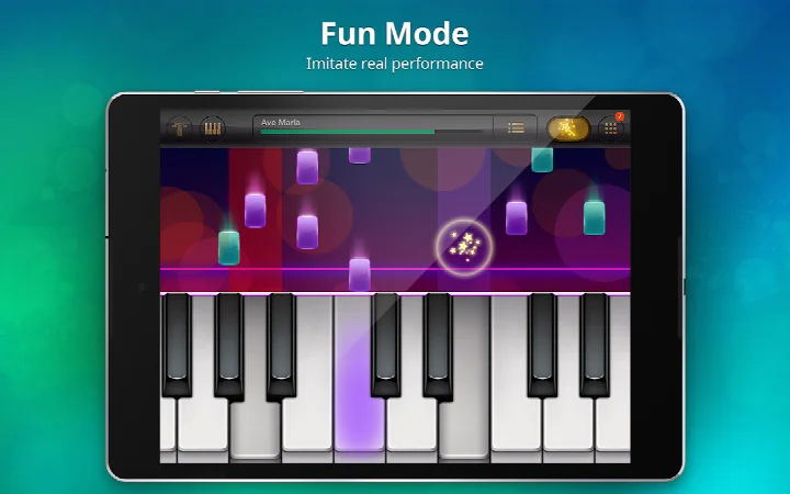 Chord and sheet music lessons in Piano - Music Keyboard & Tiles for beginners