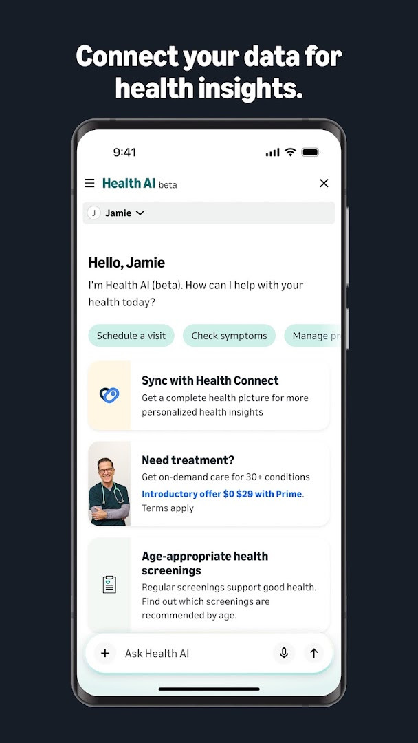Amazon Shopping sign-in screen with facial recognition option.