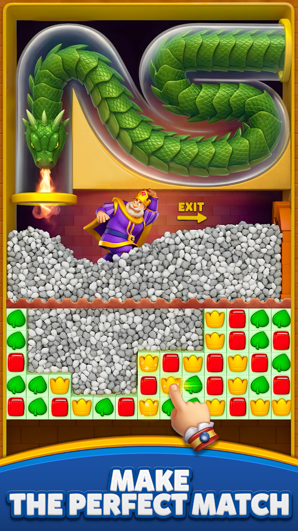 Screenshot of the Royal Arena event map with a 'King's Cup' challenge and leaderboard preview.