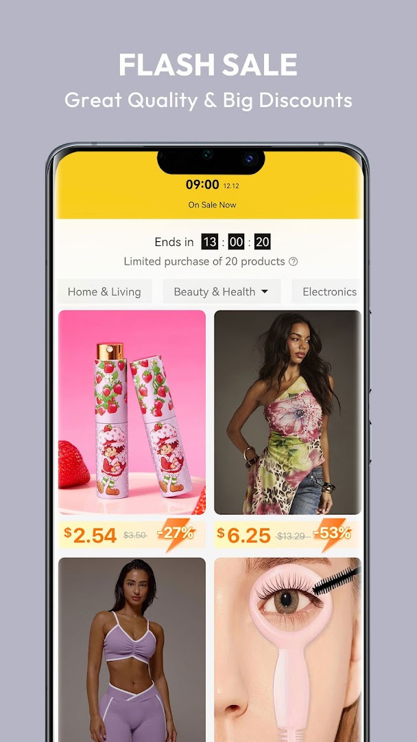 SHEIN-Shopping Online push notification alert for new drops and sale alerts.