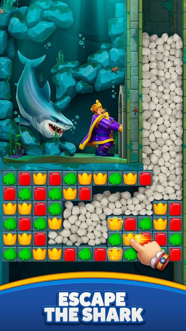 Screenshot displaying King Robert's castle exterior with a 'Decorate' button and coin counter.