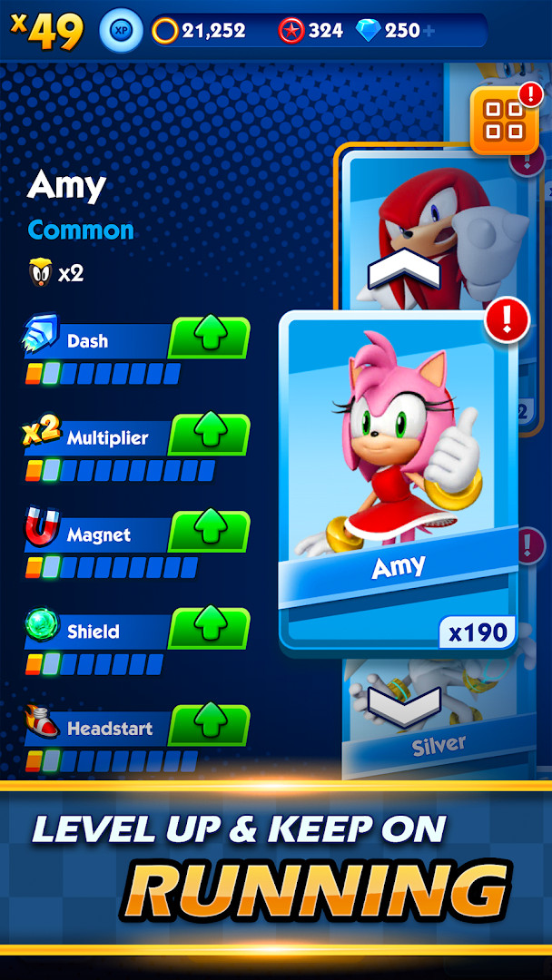 Epic boss battle against Dr. Eggman with on-screen attack prompts.