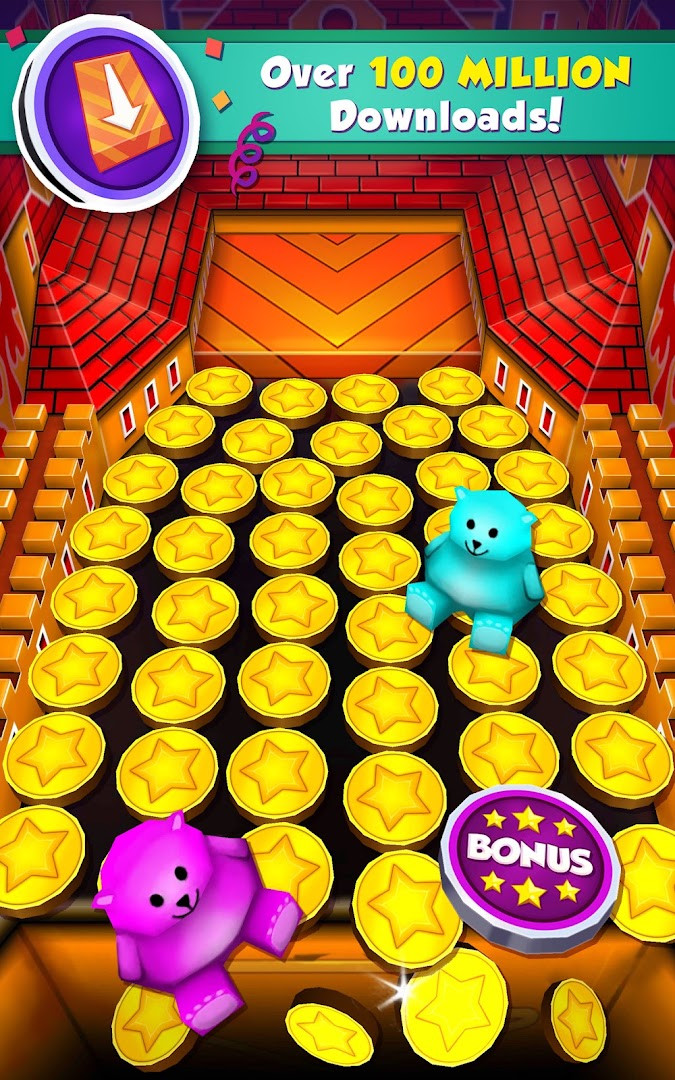 Screenshot depicting the shake the pusher action for extra coins without tilt.