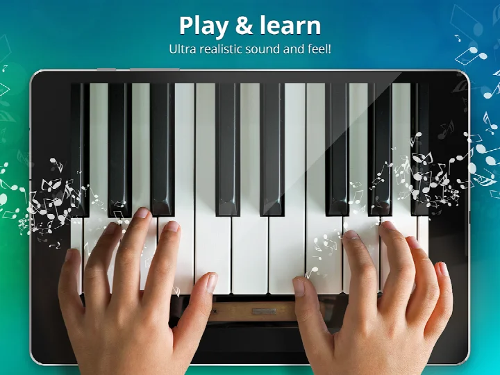 Record feature in Piano - Music Keyboard & Tiles for saving and sharing your own plays