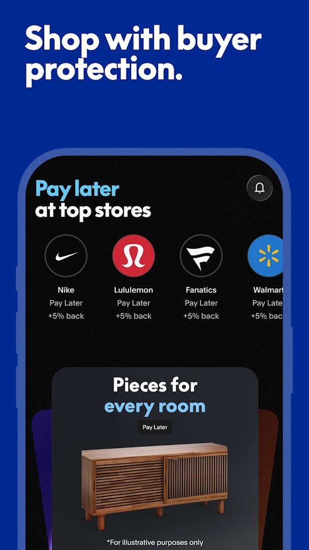 Home screen showing balance, recent transactions, and quick action buttons