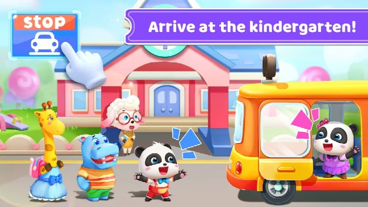 A tour bus driving through a scenic outdoor terrain on an outing