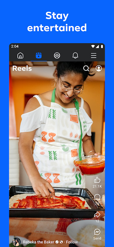 Group feed with topic posts and member comments