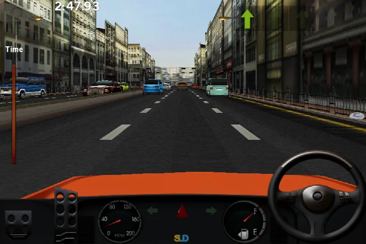 Online multiplayer race view with opponent cars on a highway.