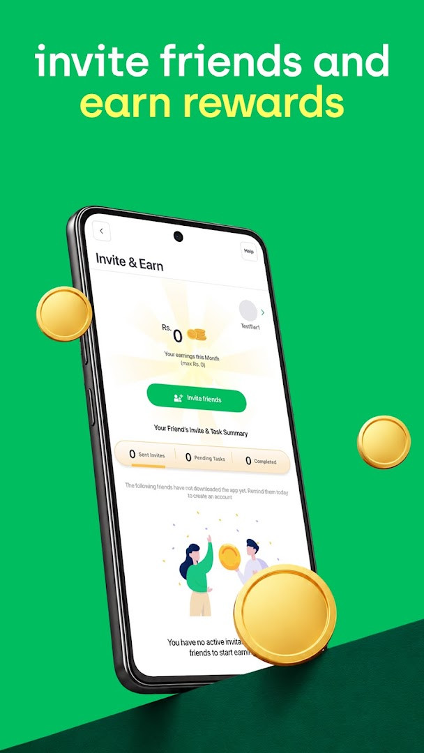 Enhanced security features screen for safer banking.
