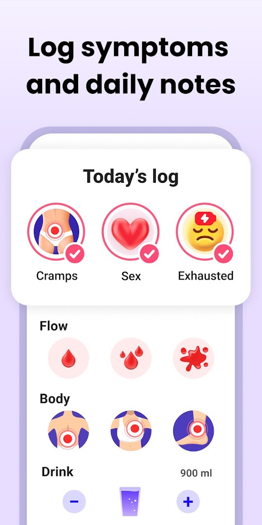 Pregnancy mode screen with baby size growth tracker by week