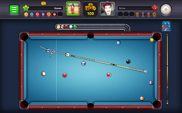 8 Ball Pool events calendar highlighting the Moonlight Circus Season and flashback themes