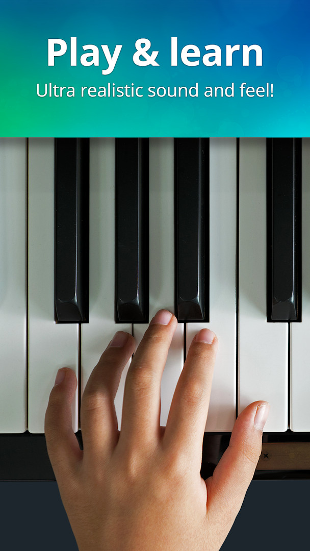 Piano - Music Keyboard & Tiles showing the full 88 key keyboard layout