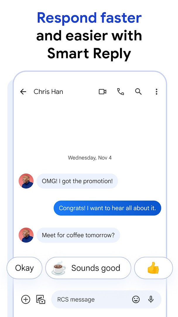 Magic Compose AI suggestions for message replies