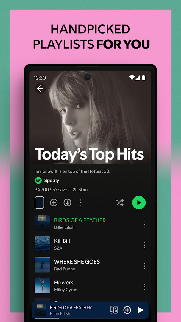 Spotify daily music mixes tailored for the listener