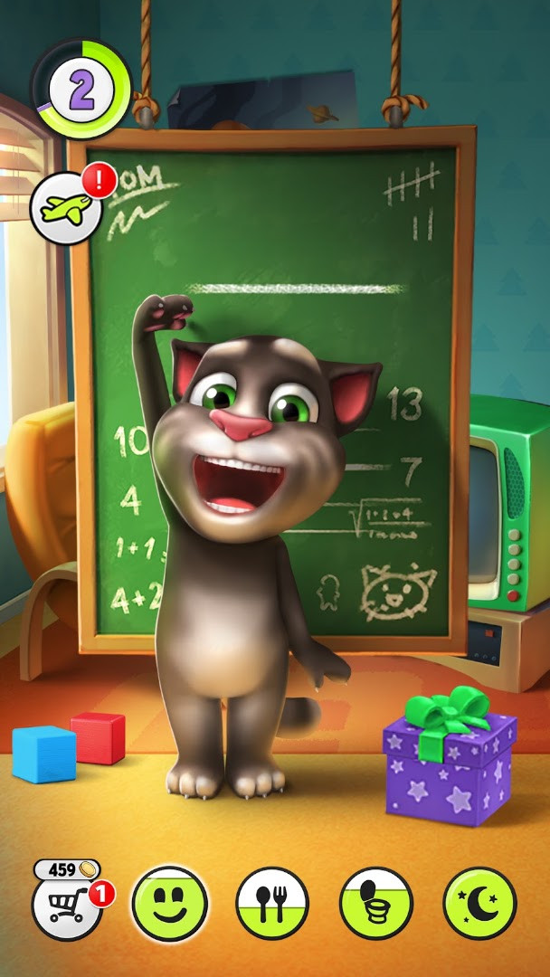 My Talking Tom travel destination being explored