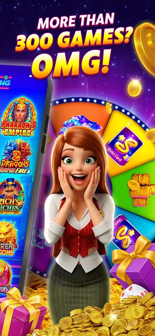 Tournament leaderboard in SlotomaniaTM Slots Casino Games with player rankings and rewards.