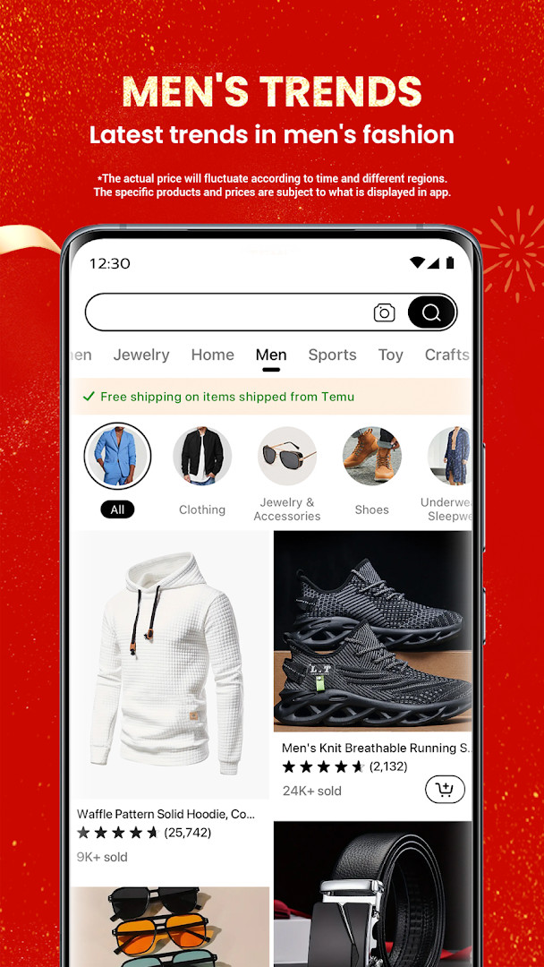 Temu checkout screen highlighting fast and secure payment options