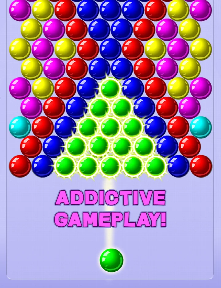 Level select map in Bubble Shooter - Classic Pop showing thousands of available challenging levels.